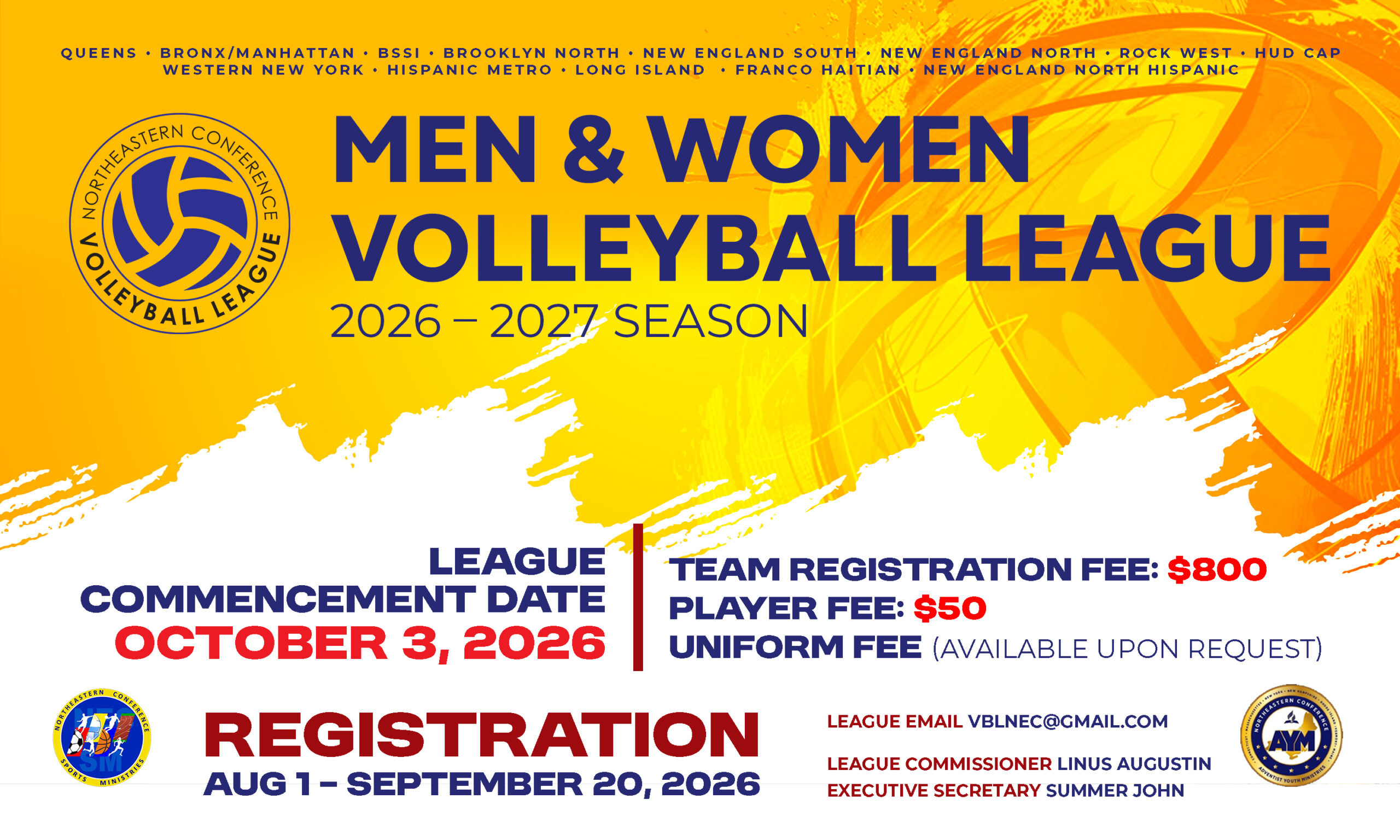NCVL 26-27 League flyer copy