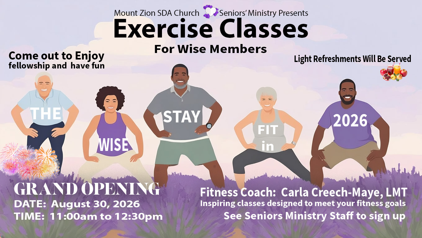 Seniors Exercise Flyer