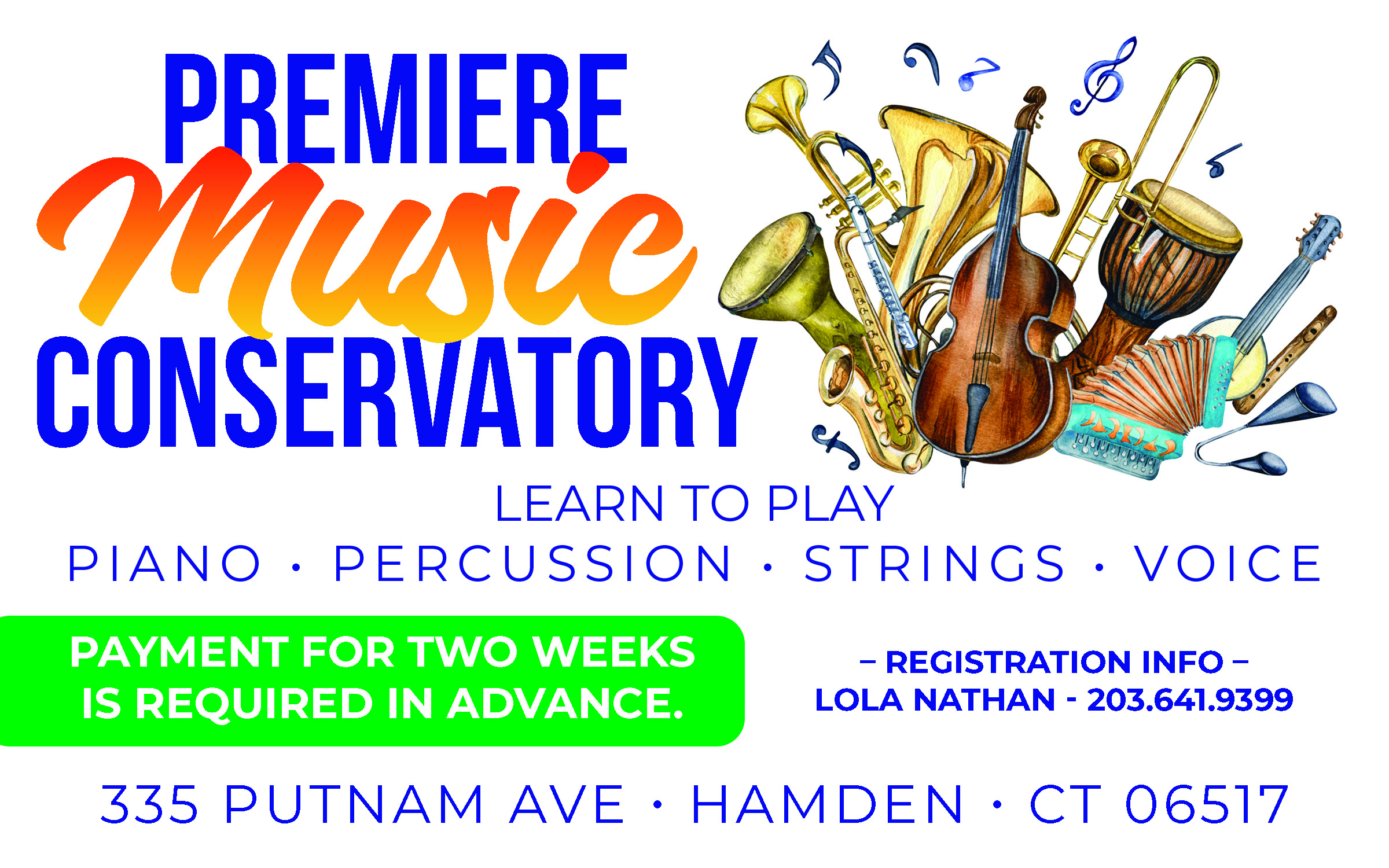 PREMIER MUSIC SCHOOL flyer copy